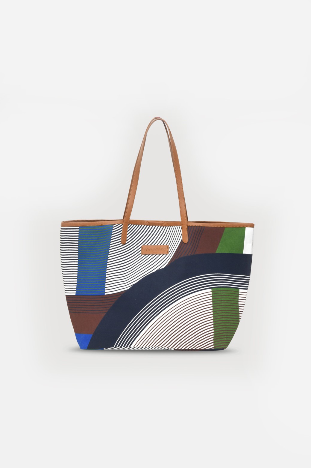 Sac de ville-grand format-bleu/Mapoésie