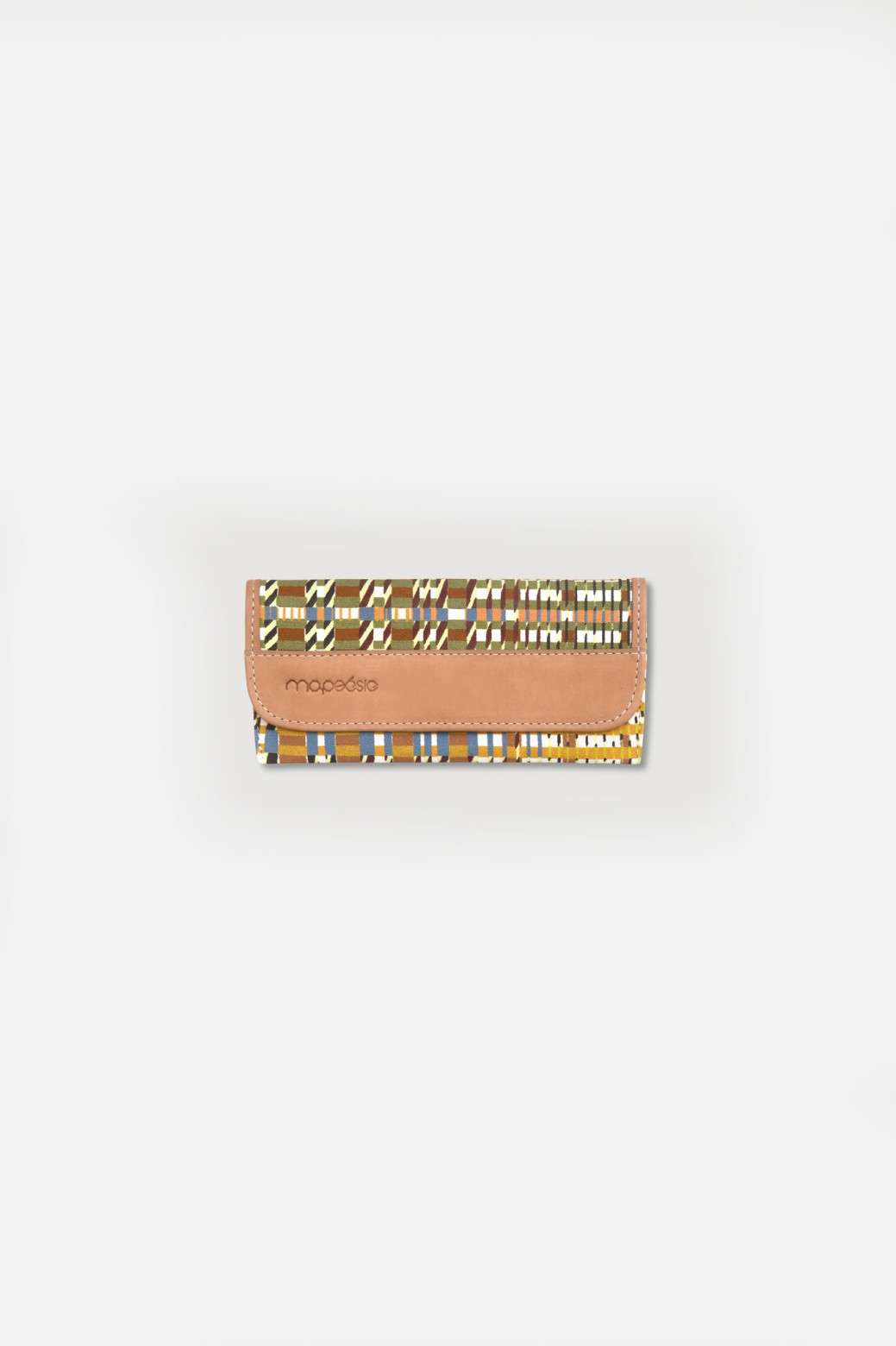 Etui a lunette à motif-jaune/Mapoésie