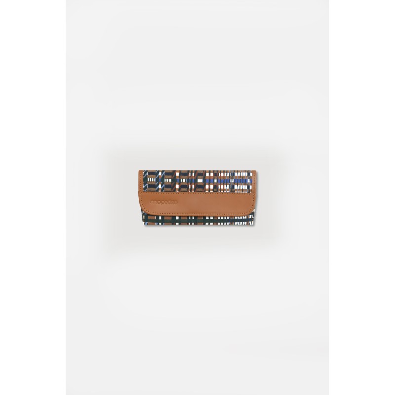 Etui a lunette à motif-bleu/Mapoésie