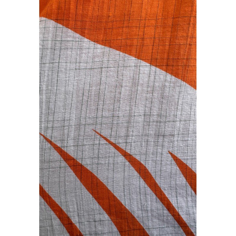 Robe manches courtes en coton - orange/Mapoésie