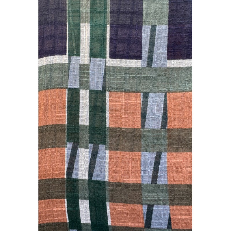Jupe ample en coton-bleu/Mapoésie