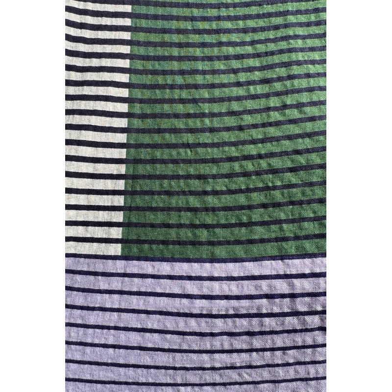 Robe d'été manches longues-parme/Mapoésie