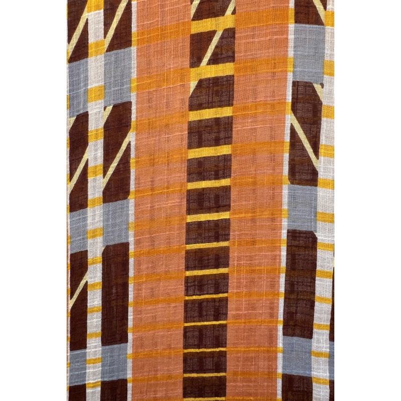 Robe d'été-coupe droite-jaune/Mapoésie