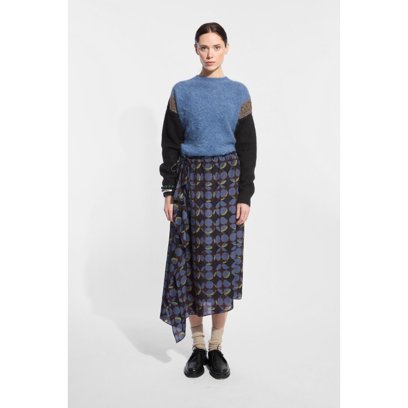 Navy Taïga Saskia Skirt