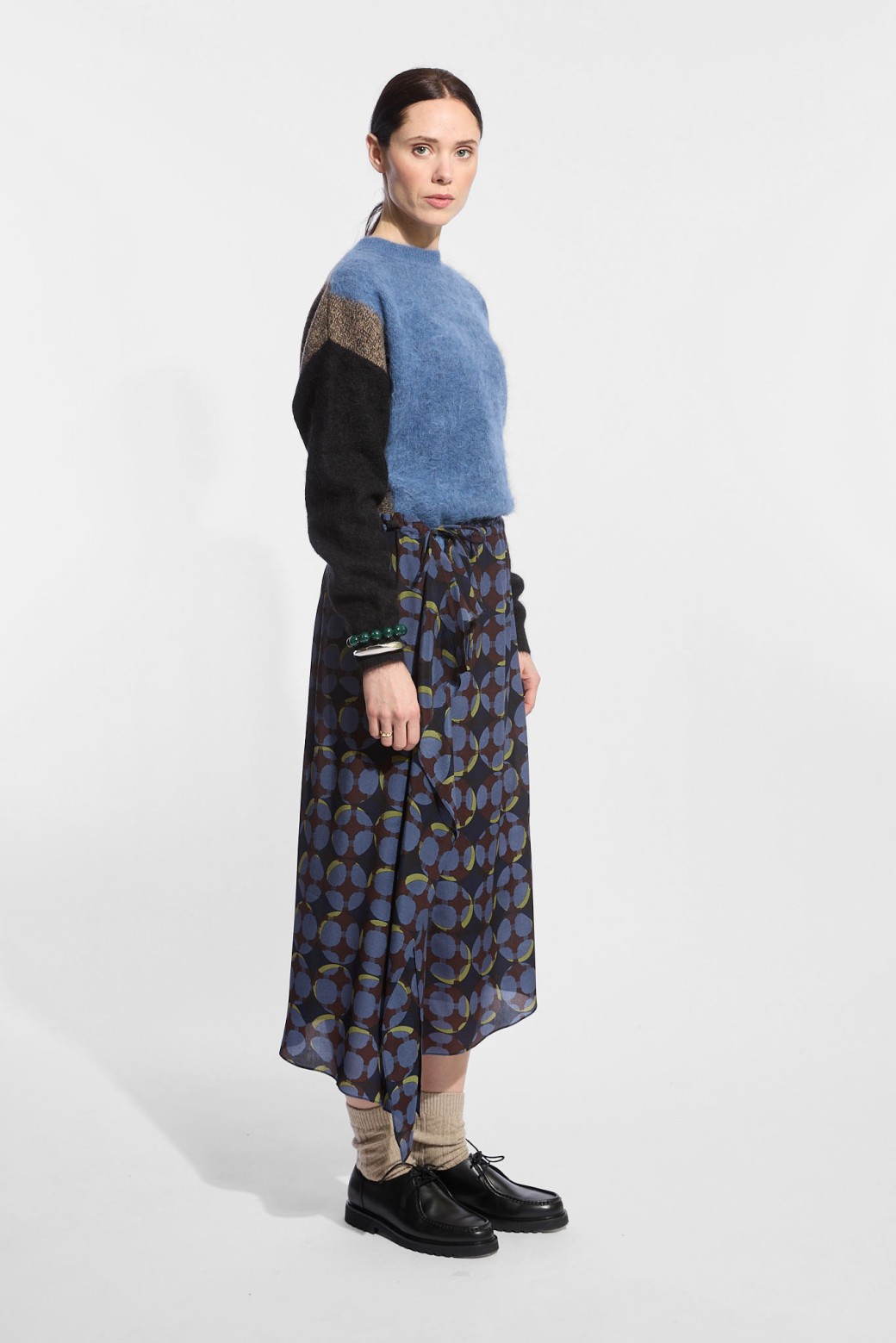 Navy Taïga Saskia Skirt