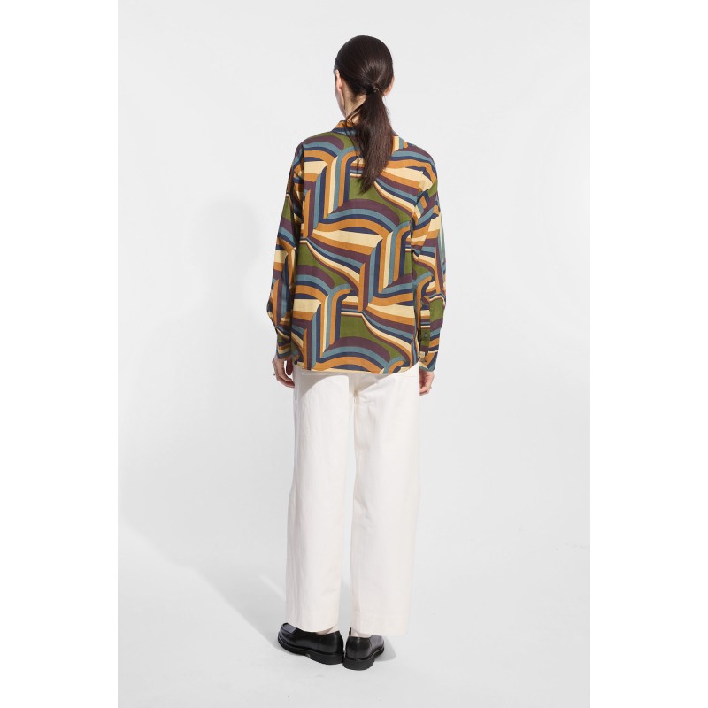 Chemise Rosalie Carillon Kaki Brun