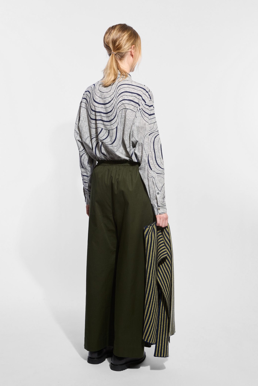 Dark Green Muse Paule Pants