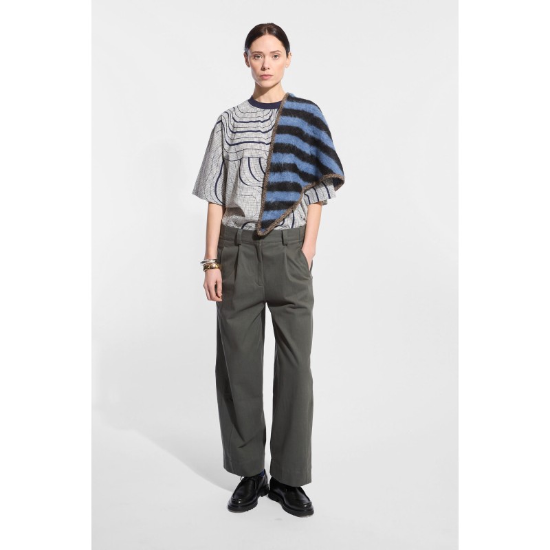 Pantalon Victor Celeste Sous Bois