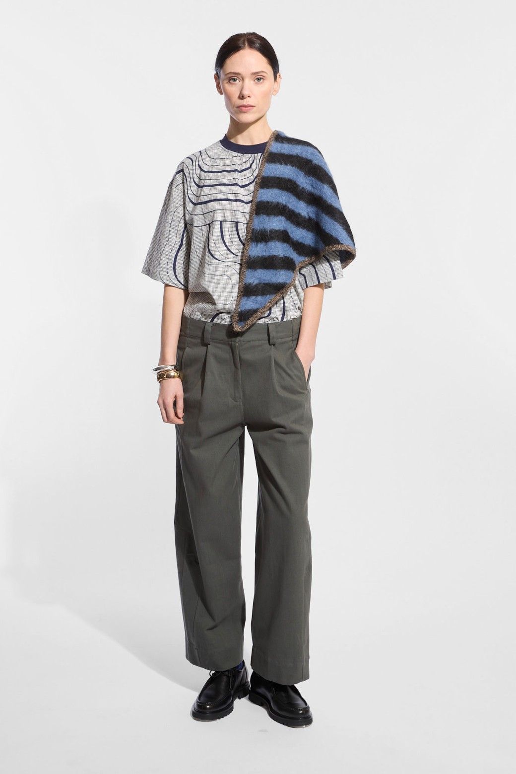 Pantalon Victor Celeste Sous Bois