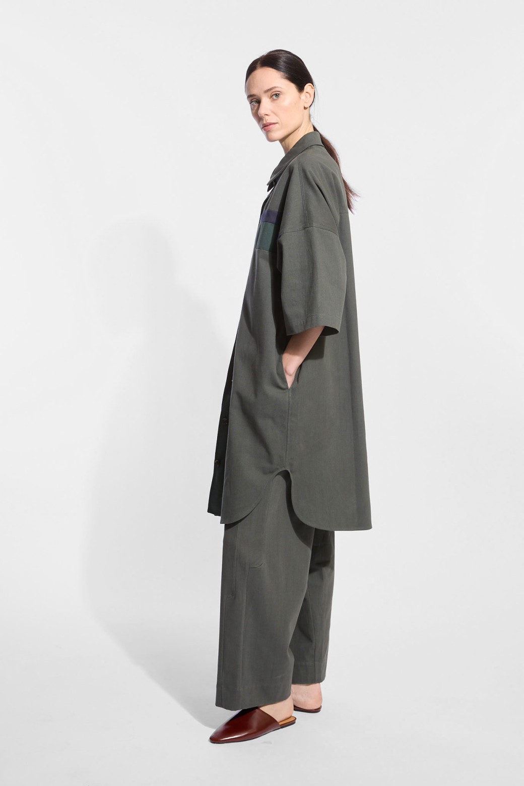 Celeste Dark Green Janet Dress