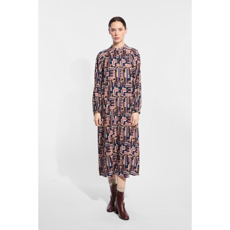 Robe Eulalie  Oscar Rose Marine