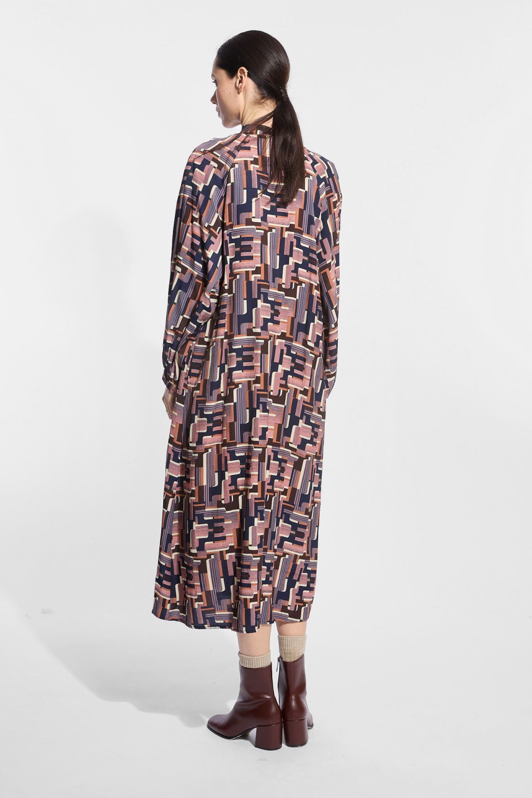 Pink Navy Oscar Eulalie Dress