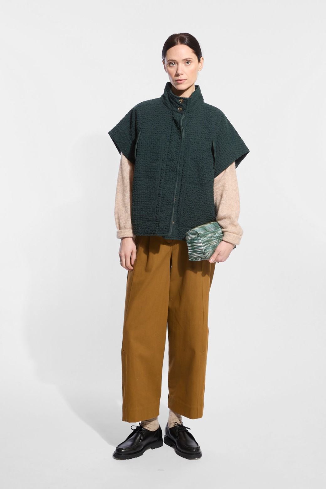 Dark Green Veloute Vitra Jacket