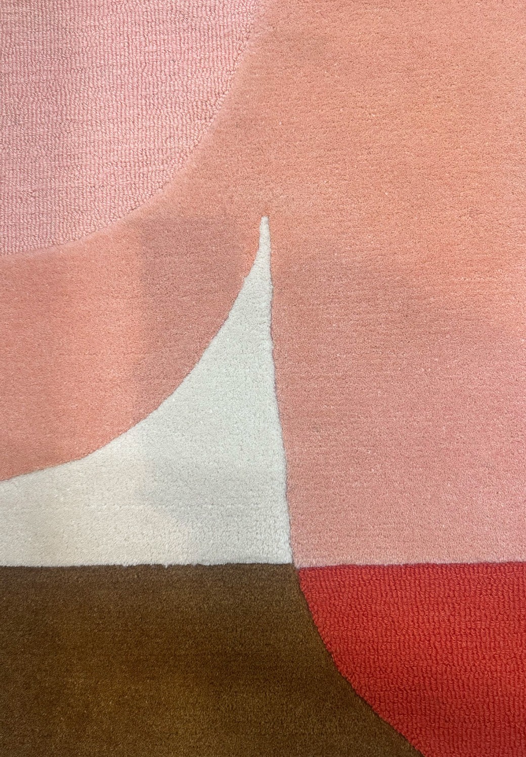 Grand Tapis Carré Calice Rose 180x180 | Mapoésie