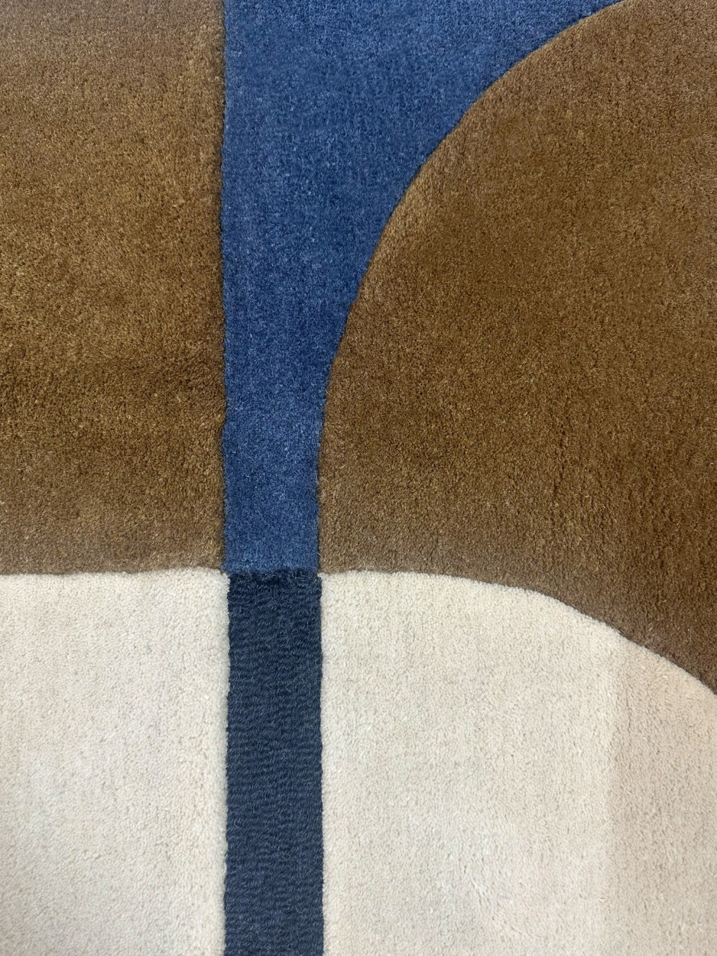 Grand Tapis Carré Calice Naturel 180x180 | Mapoésie