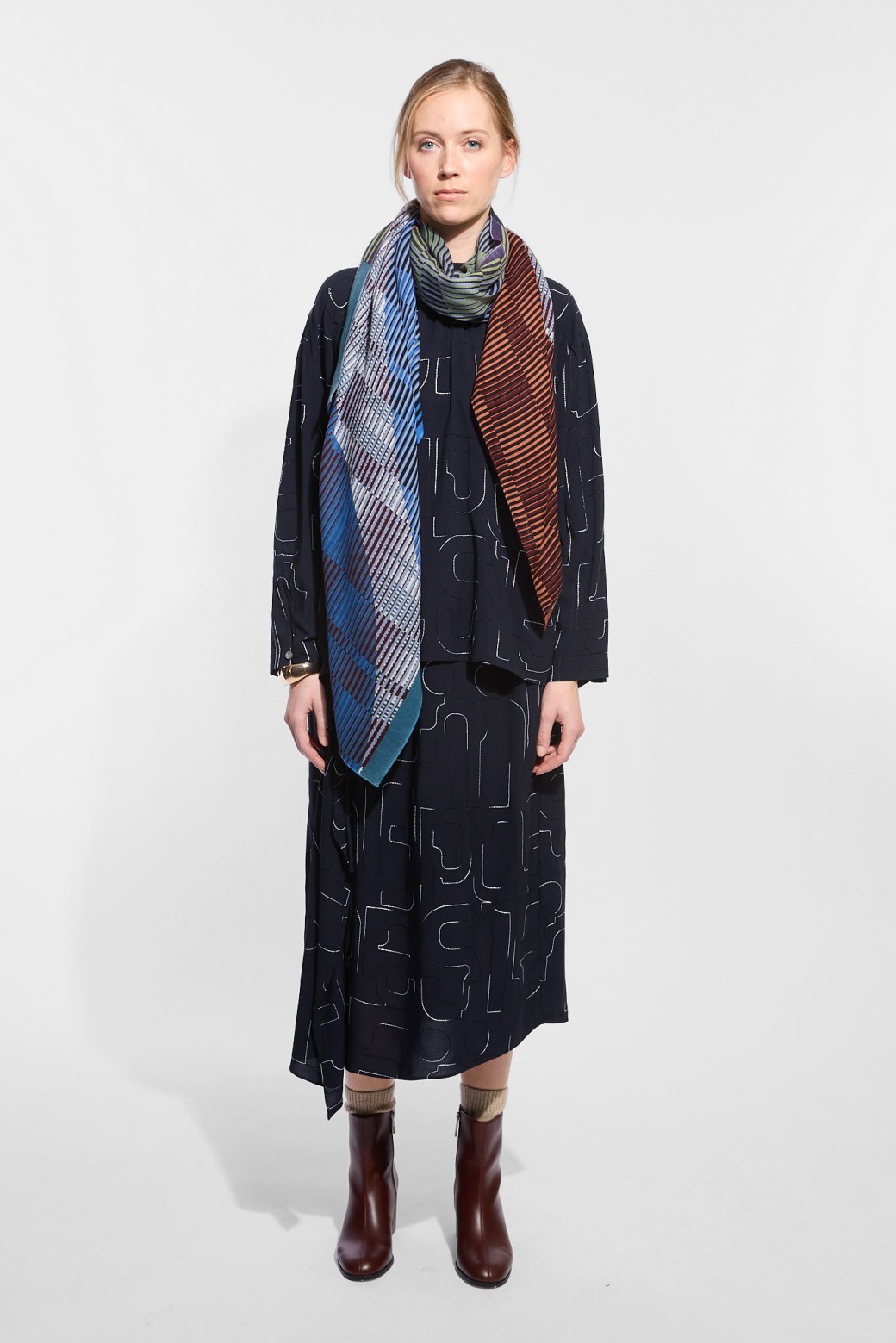Cadence Blue Scarf