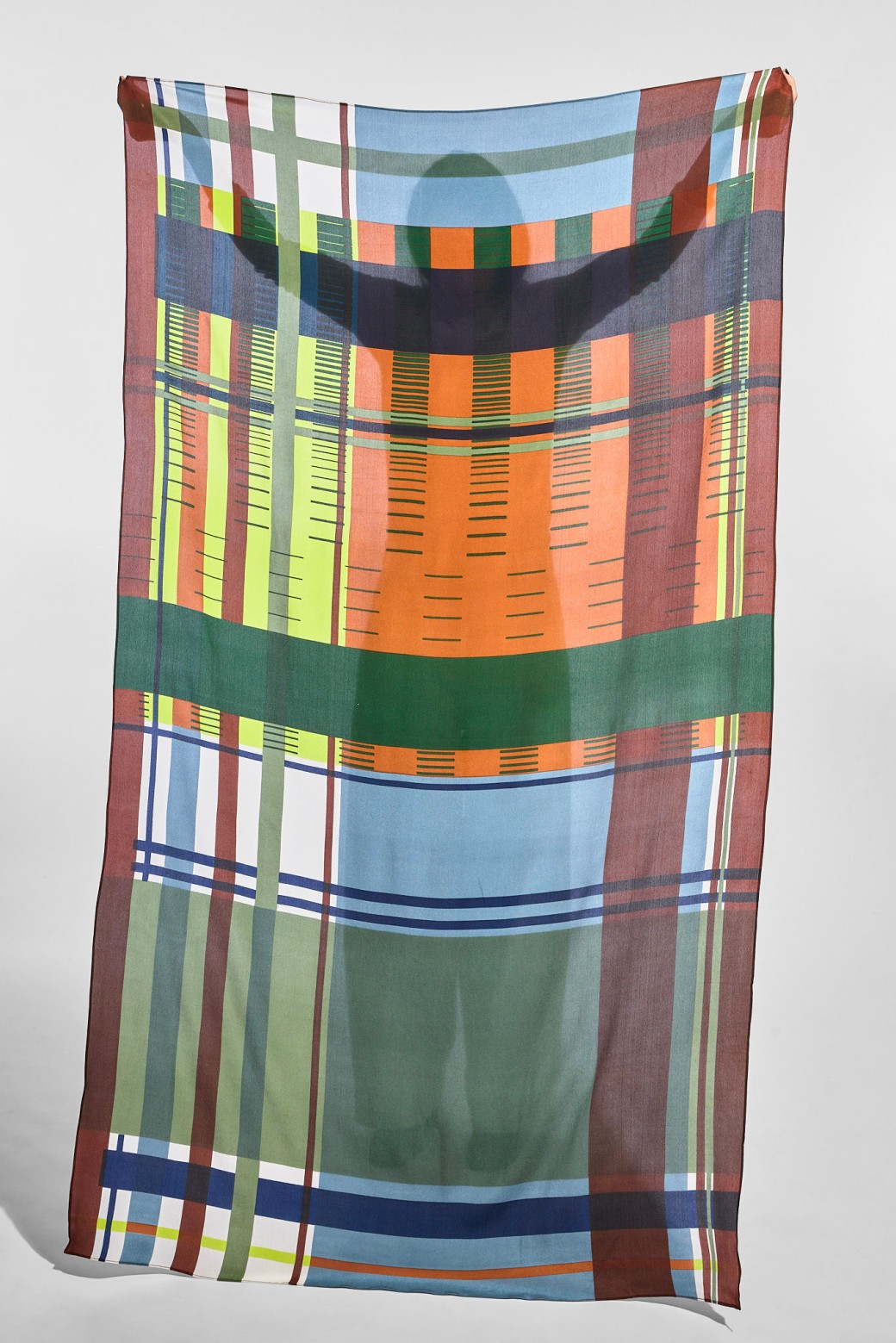 Foulard Divine Bleu Gris