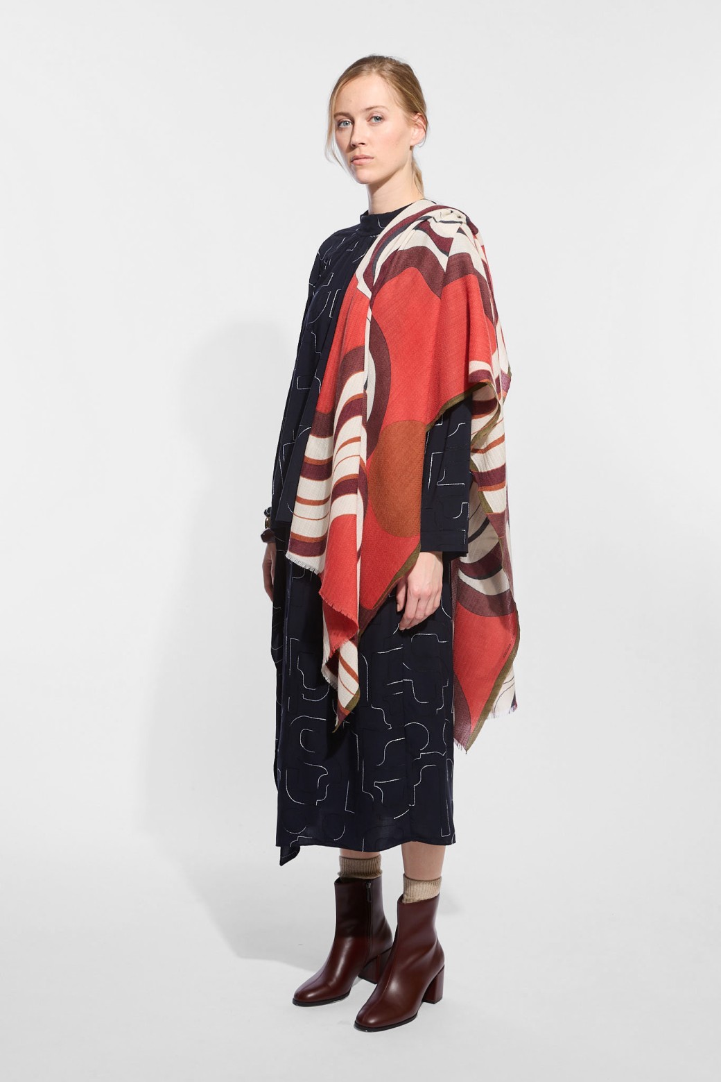 Magma Red Scarf