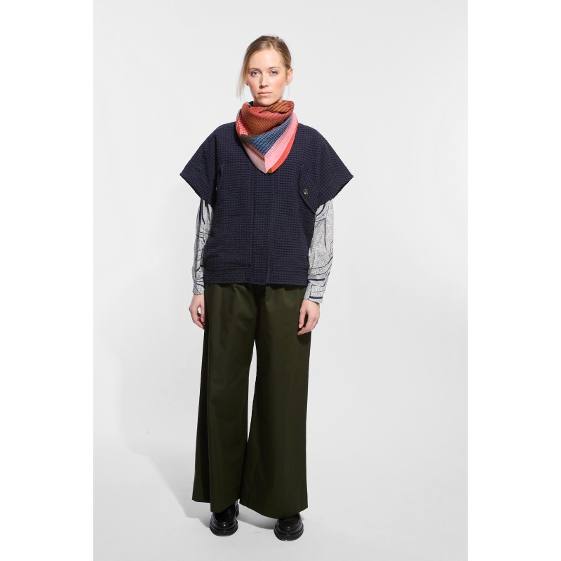 Op Coral Khaki Square
