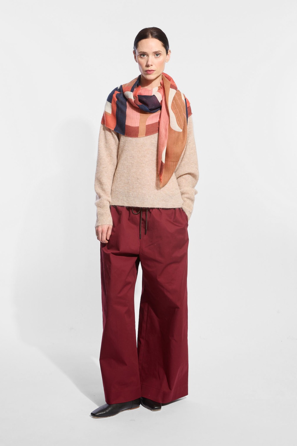 Foulard  Petra Grenat
