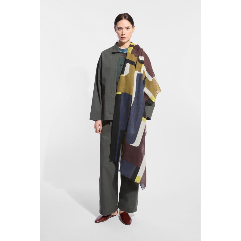 Foulard Petra Kaki