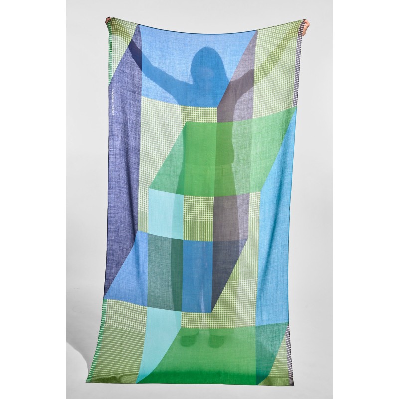 Surface Green Scarf