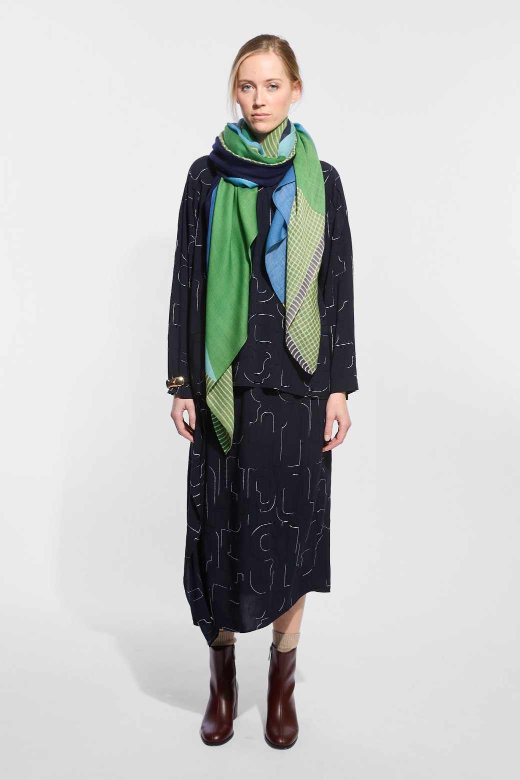 Surface Green Scarf