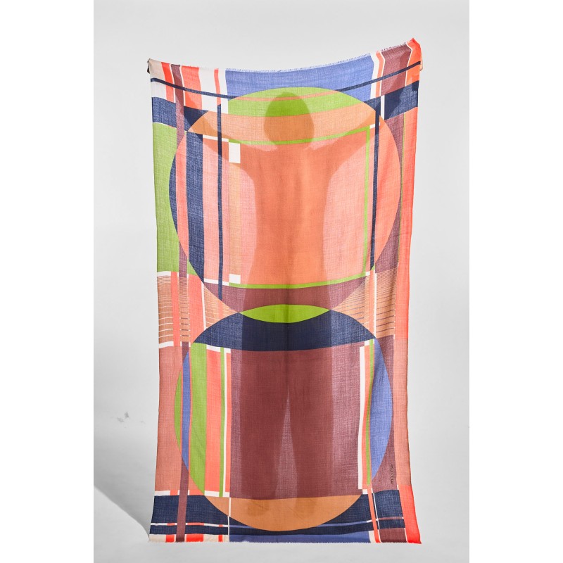 Theorie Burgundy Reddish Scarf