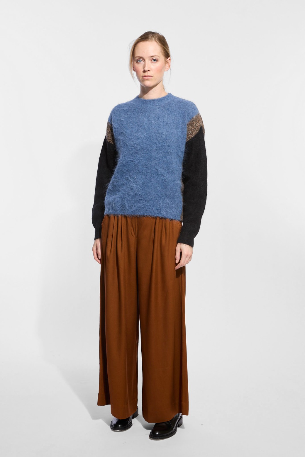 Pull Olga Fjord Bleu