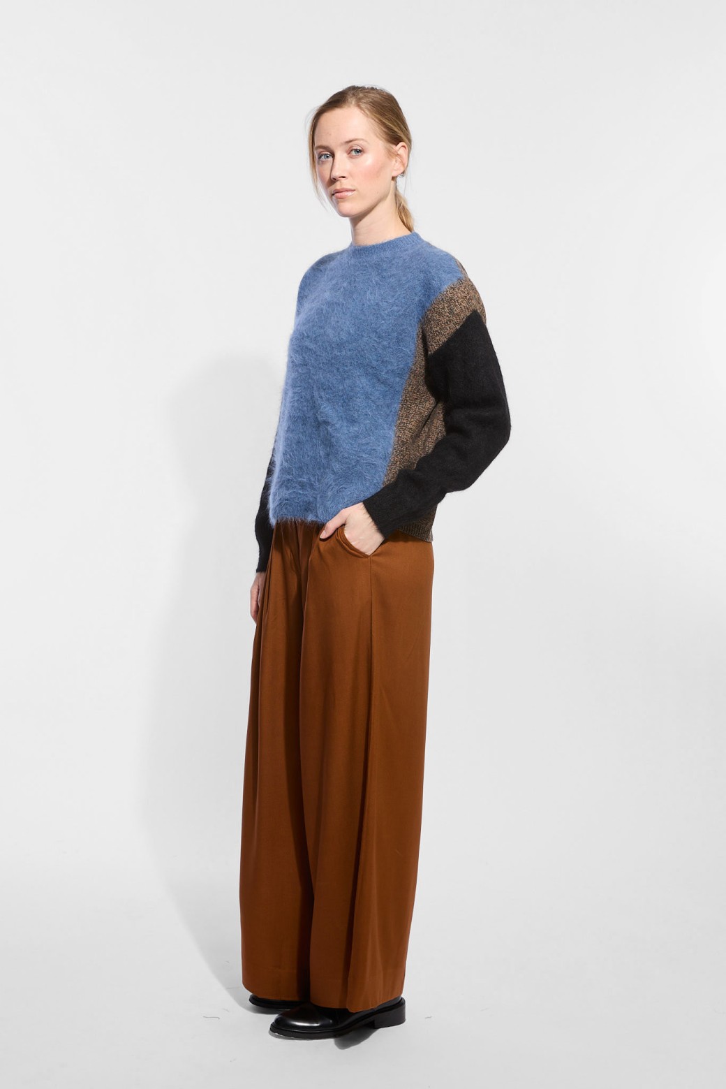 Pull Olga Fjord Bleu