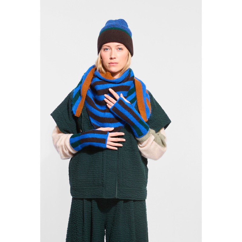 Bonnet Althea Vert Bleu