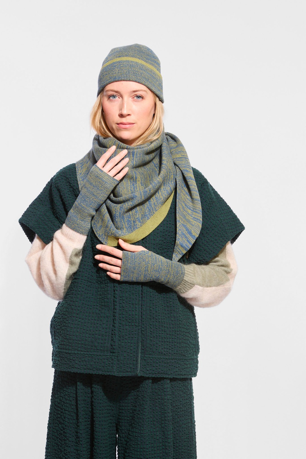 Bonnet Agnes Vert