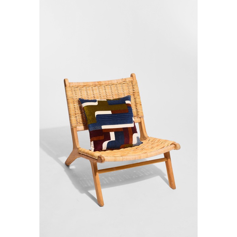 Navy Oscar Cushion Case 50/50cm