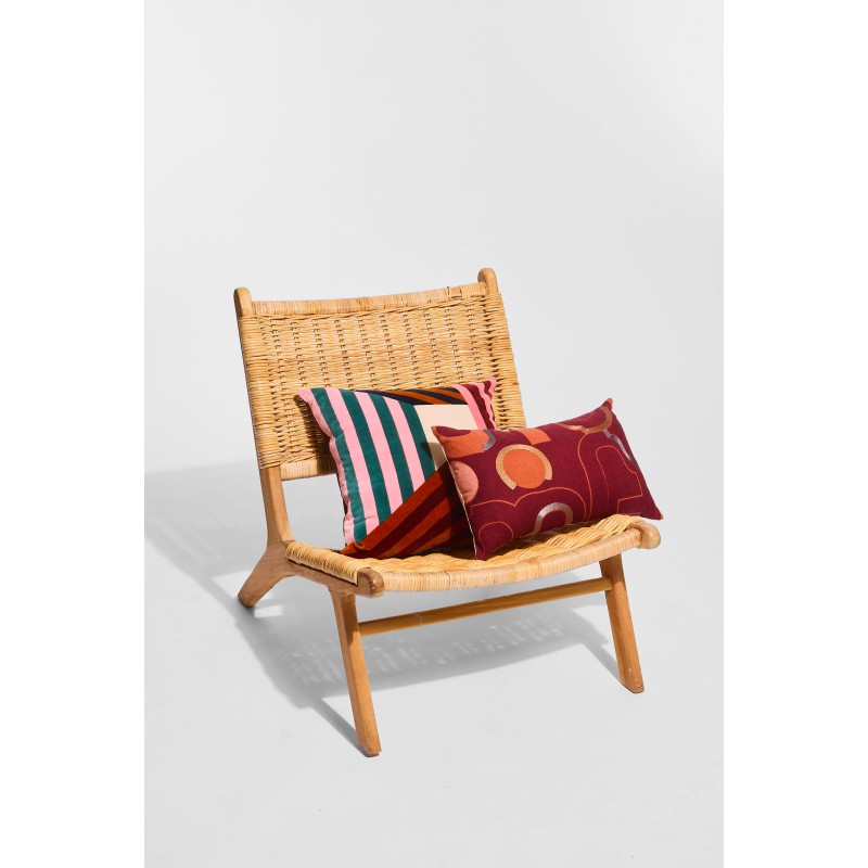 Housse de Coussin Idole Bordeaux 30/50cm